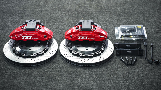comprare Audi Big Brake Kit Integrated Electronic Parking Brake per ruota posteriore 4 Piston Caliper per A4L fabbricazione online