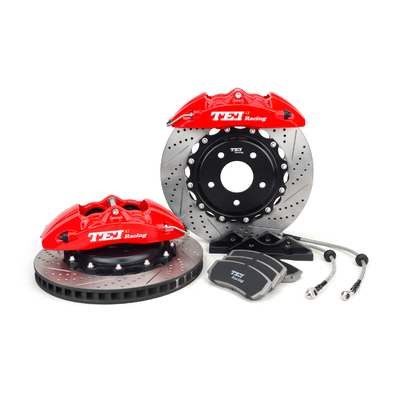 comprare 4 Piston Caliper con 330*28 Disc Tei Racing Brake Kit Per l'anno 2019 17 Inch Car Rim Honda Civic fabbricazione online