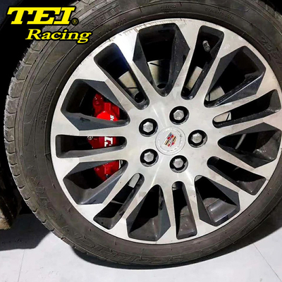 comprare 4 Piston Racing Caliper Brake Kit con 330*28 MM High Carbon Disc Racing And Brake Pads per Cadillac SLS 17 Inch Rim fabbricazione online