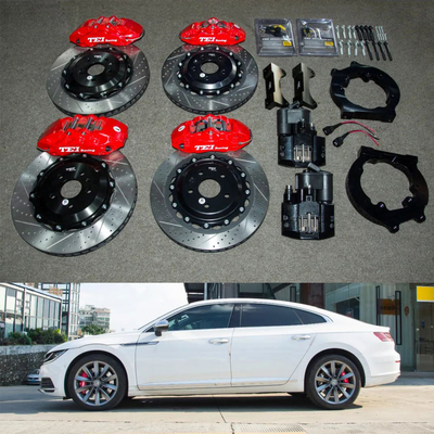 comprare 19 pollici CC VW Big Brake Kit Front 6 Piston Calier e Rear 4 Piston Caliper con Keep EPB Small Caliper fabbricazione online