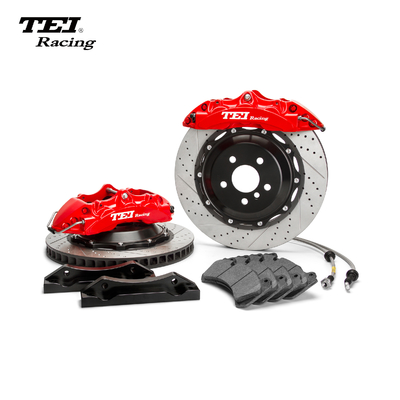 comprare P60NS 6 Calibro a pistoni 355*32mm 378*32mm Kit di frenatura del rotore Dischi perforati / a fessura / perforati e a fessura selezionabili fabbricazione online