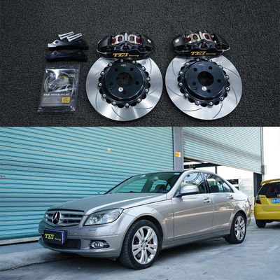 comprare W204 Mercedes Big Brake Kit 17 pollici Car Rim Front 4 Piston Brake Kit Sistema di freno automatico fabbricazione online