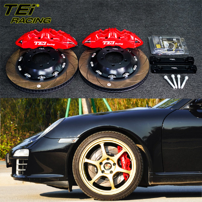 comprare Kit freno frontale grande 6 Calibro a pistoni con rotore 378 * 32mm BBK sistema di frenatura automatica per Porsche 911 19 pollici cerchiera auto fabbricazione online