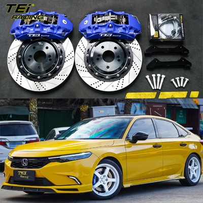 comprare Kit freno frontale grande 6 Calibro a pistoni con rotore da 355*32 mm Sistema di frenatura automatica BBK Per Honda INTEGRA 18 pollici cerchiera auto fabbricazione online