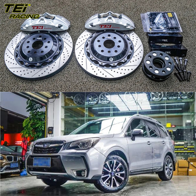 comprare Kit freno frontale grande 4 Piston Caliper con rotore 355x28mm BBK sistema di freno automatico per Subaru Forester 18 pollici cerchiera auto fabbricazione online