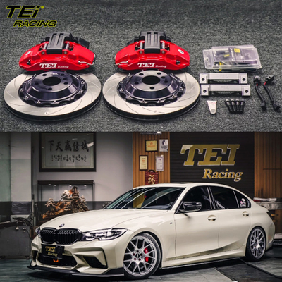 comprare Kit di freno posteriore grande 4 pistoni calibro con rotore 355x28mm BBK sistema di freno automatico Per BMW Serie 3 G28 19 pollici cerchiera auto fabbricazione online