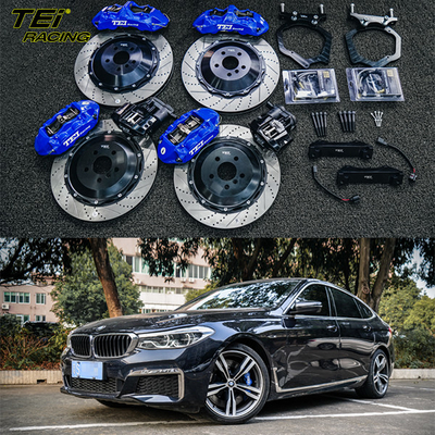 comprare 6 pistoni anteriori e 4 pistoni posteriori con pinza di freno E BBK sistema di freno automatico Per BMW serie 6 GT 20 pollici cerchio fabbricazione online