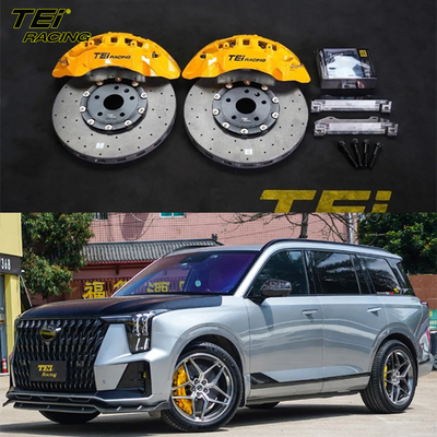 comprare Kit freno frontale grande 10 Piston Caliper con rotore 400x36mm BBK sistema di frenatura automatico per Trumpchi GS8 21 pollici cerchiera auto fabbricazione online