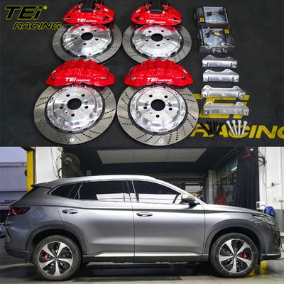 comprare Frontale 6 pistoni e posteriore 4 pistoni calibro BBK sistema di freno automatico per BYD Song Plus 19 pollici fabbricazione online