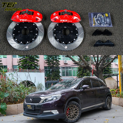 comprare Kit freno frontale grande 4 Piston Caliper con rotore 330x28mm BBK sistema di freno automatico Per Citroen DS6 17 pollici cerchio auto fabbricazione online