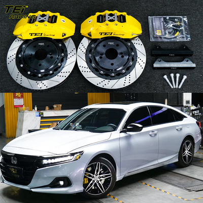 comprare Kit freno frontale grande 6 Piston Caliper con rotore 355x32mm BBK sistema di freno automatico per Honda Accord 18 pollici cerchiera auto fabbricazione online