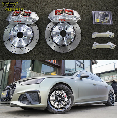 comprare Kit freno frontale grande 6 Piston Caliper con rotore 378x32mm BBK sistema di freno automatico per Audi A4b9 19 pollici cerchiera auto fabbricazione online