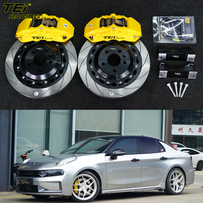 comprare Kit freno frontale grande 4 Piston Caliper con rotore 355x28mm BBK sistema di freno automatico per Lynk & Co 03 19 pollici cerchiera auto fabbricazione online