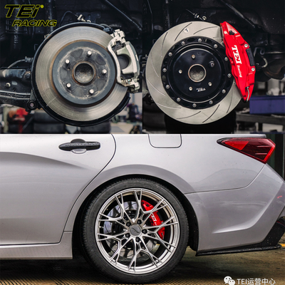 comprare Kit di freno posteriore grande 4 pistoni calibro con rotore 355x28mm BBK sistema di freno automatico per Toyota Avalon 19 pollici cerchiera auto fabbricazione online