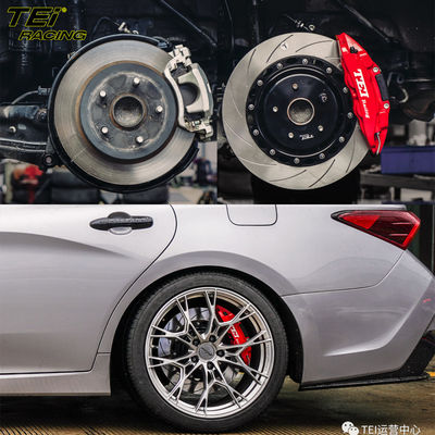 qualità  Rear Big Brake Kit 4 Piston Caliper With 355x28mm Rotor BBK Auto Brake System For Toyota Avalon 19 Inch Car Rim Fabbrica