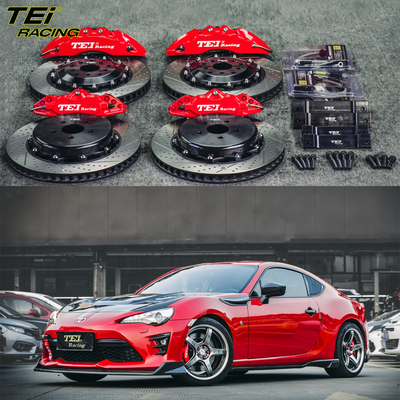 comprare Frontale 6 pistoni e posteriore 4 pistoni calibro BBK sistema di frenatura automatico per Toyota 86 18 pollici cerchiera fabbricazione online