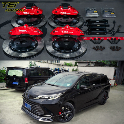 comprare Frontale 6 pistoni e posteriore 4 pistoni pinza BBK sistema di freno automatico per Toyota Sienna 20 pollici cerchio fabbricazione online