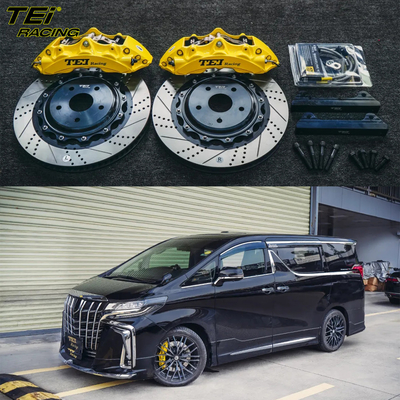 comprare Kit freno frontale grande 6 Piston Caliper con rotore 355x32mm BBK sistema di freno automatico per Toyota Alphard 19 pollici cerchio auto fabbricazione online