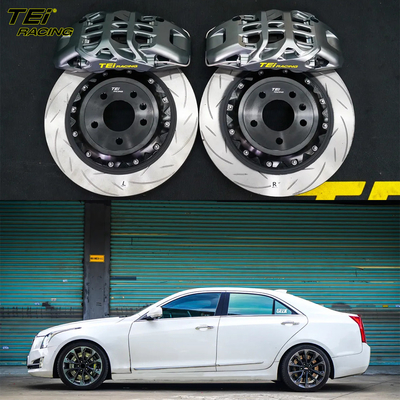 comprare Kit freno frontale grande 6 Piston Caliper con rotore 355x32mm BBK sistema di frenatura automatica per Cadillac ATS-L 18 pollici cerchiera auto fabbricazione online