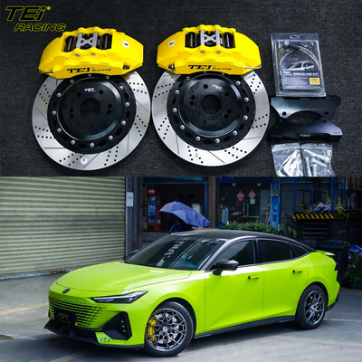 comprare Kit freno frontale grande 6 Piston Caliper con rotore 355x32mm BBK sistema di frenatura automatica per Changan UNI-V 18 pollici cerchiera auto fabbricazione online