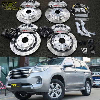 comprare 6 pistoni anteriori e 4 pistoni posteriori con pinza di freno E BBK sistema di freno automatico Per HAVAL H9 18 pollici cerchio fabbricazione online