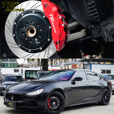 comprare Kit freno frontale grande 6 Calibro a pistoni con rotore 378x32mm BBK sistema di freno automatico per Maserati Ghibli 19 pollici cerchiera auto fabbricazione online