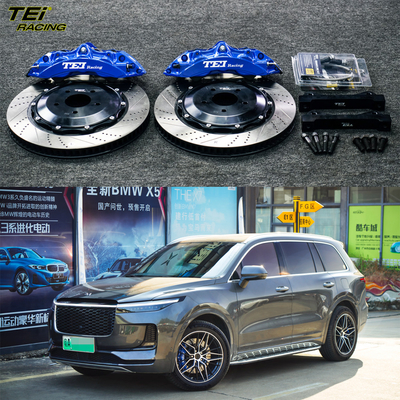 comprare Kit freno frontale grande 6 Calibro a pistoni con rotore da 378*32 mm Sistema di frenatura automatica BBK Per Li Auto One 20 pollici cerchiera auto fabbricazione online