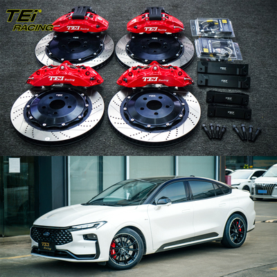 comprare 6 pistoni anteriori e 4 pistoni posteriori calibro BBK sistema di freno automatico per Ford Mondeo ST-Line 19 pollici cerchio fabbricazione online