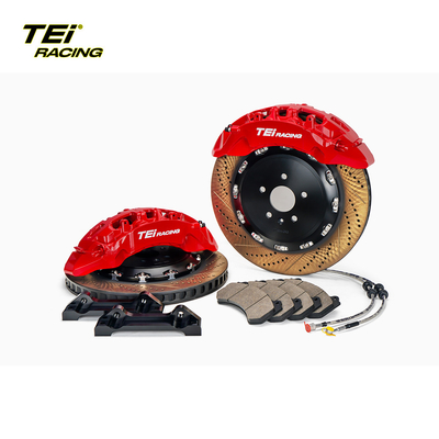 comprare TEiRacing Ultra-high Strength S-X 10 Pot Monoblock Caliper Big Brake Kit Per 20/21/22/23/24 Inch Car Rim fabbricazione online