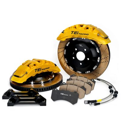 qualità  TEI Racing Ultra-high Strength SR8 8 Pot Monoblock Caliper Big Brake Kit For 20/21/22 Inch Car Rim Fabbrica