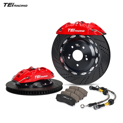 qualità  TEI P40EV Brake Caliper Front 4 Piston Big Brake Kit for Honda Accord 2008-2018 17 Inch Rim CR4/5/6/7/8/9 CV1/2/3/4/5/6 Fabbrica