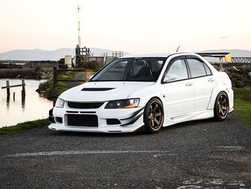 comprare BBK per Lancer EVO 9 Big Brake Kit 6 Piston Caliper con rotore 355*32mm fabbricazione online