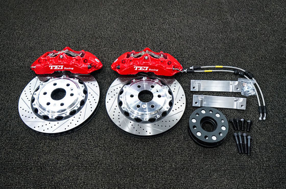 comprare TEI Racing BBK P60NS 6 Piston Forgiato due pezzi Caliper Brake Kit per Cadillac XT5 19 pollici Ruota anteriore fabbricazione online