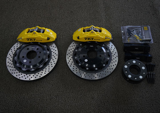 comprare BBK per Malibu XL 4 Piston Forged Caliper con 345*28mm Rotor 18 Inch Wheel TEI Racing Big Brake Kit fabbricazione online