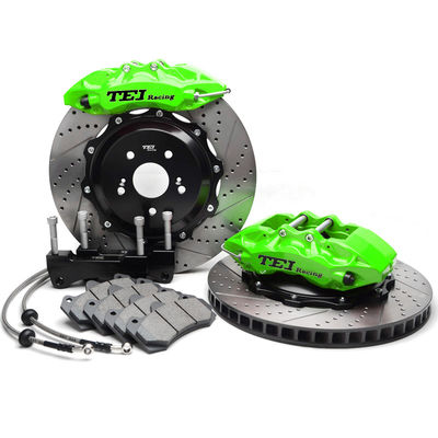 comprare BBK per Honda Civic Big Brake Kit 6 Piston Caliper con rotore 355*32mm Ruota anteriore fabbricazione online