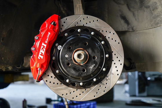 comprare BBK per Audi A4 B9 6 Calibro a pistoni con rotore da 355*32mm Kit freno ruota da 18 pollici fabbricazione online