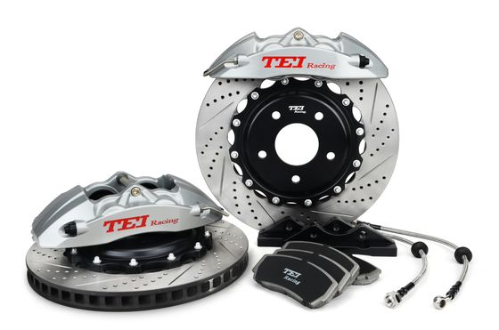 comprare Calzature per freni ad alte prestazioni Freno idraulico a 4 pistoni Kit di freno grande per Dodge AVENGER (JS) fabbricazione online