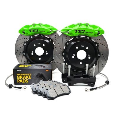 comprare Disco 378x32mm Kit di freno 6 Calibro a pistoni con rotore a 4 pezzi Kit di freno grande Per Acura CL 1997-1999 fabbricazione online