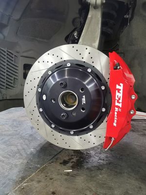 comprare BMW Serie 5 G11/G12 X3 G08 X4 G02 X5 TEI Racing 6 Piston Big Brake Kit Per Auto Performance fabbricazione online