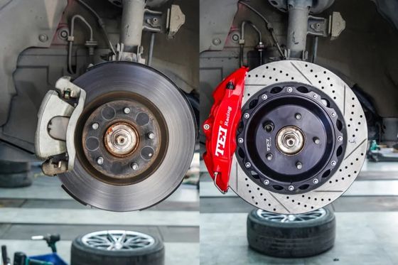 comprare Kit freno anteriore grande 355x28mm 4 pinza a pistoni per MAZDA 6 ATENZA 2015-2021 Ruota 19/20