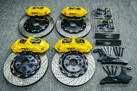 comprare TEI Racing S60 6 pinze a pistoni e S40 4 pinze a pistoni Kit freno grande per Audi A7 anteriore e posteriore fabbricazione online