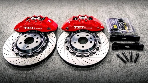 comprare TEI Racing P60ES 6 calibri a pistoni Kit freno grande per Audi A4L 18 pollici ruota anteriore fabbricazione online