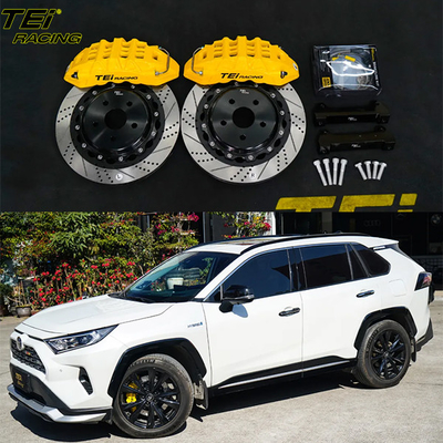 Kit freno frontale grande 6 pinza a pistoni con rotore 355x28mm BBK sistema di frenatura automatica per Toyota RAV4 19 pollici Car Rim