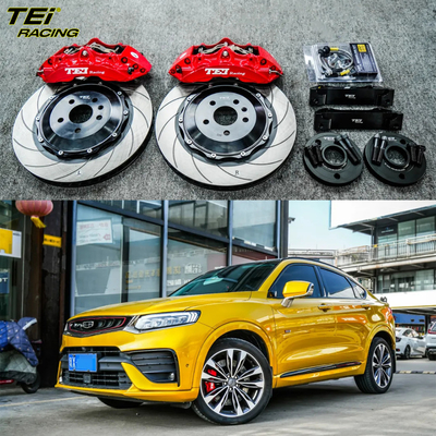 Kit freno frontale grande 6 pinza a pistone con rotore 378x32mm BBK sistema di frenatura automatica per Geely Tugella 20 pollici del cerchio dell'auto