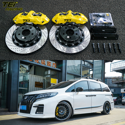 Frontale a 6 pistoni e posteriore a 4 pistoni Calibro BBK Sistema di frenatura automatico per Honda Elysion 20 pollici