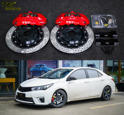 Kit freno frontale grande 4 Piston Caliper con rotore 378x32mm BBK sistema di freno automatico per Toyota Corolla 18 pollici cerchio auto