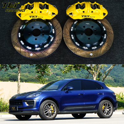 Kit freno frontale grande 6 Piston Caliper con rotore 405x34mm BBK sistema di freno automatico per Porsche Macan 20 pollici cerchiera auto