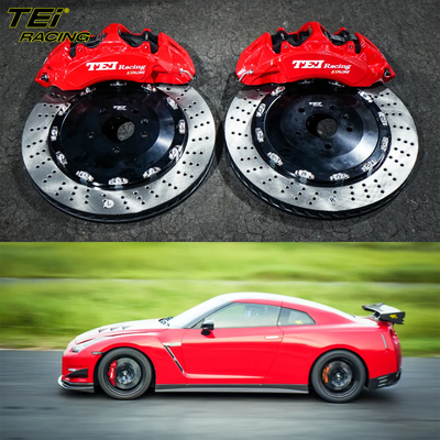Kit freno frontale grande 6 Calibro a pistoni con rotore 405x34mm BBK sistema di freno automatico per Nissan GTR 20 pollici cerchio auto