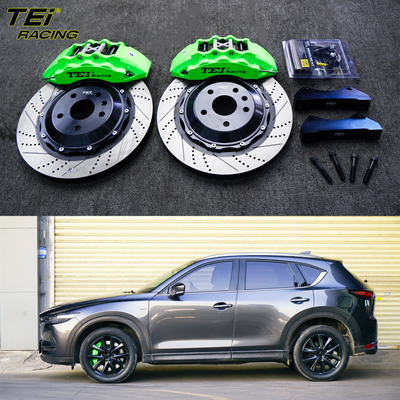 Kit freno frontale grande 6 Calibro a pistoni con rotore da 378*32 mm Sistema di frenatura automatica BBK Per Mazda CX5 Cerchiera auto da 19 pollici