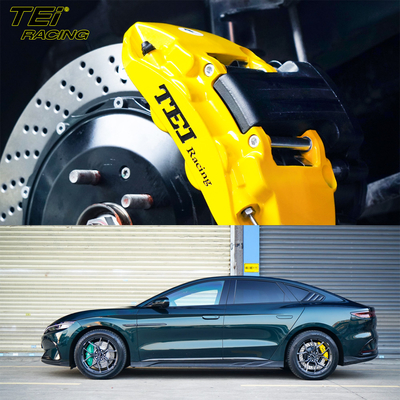 Kit di freno posteriore grande 6 pinza a pistoni con 380 * 28 mm rotore BBK sistema di freno automatico per BYD Han 19 pollici cerchiera auto